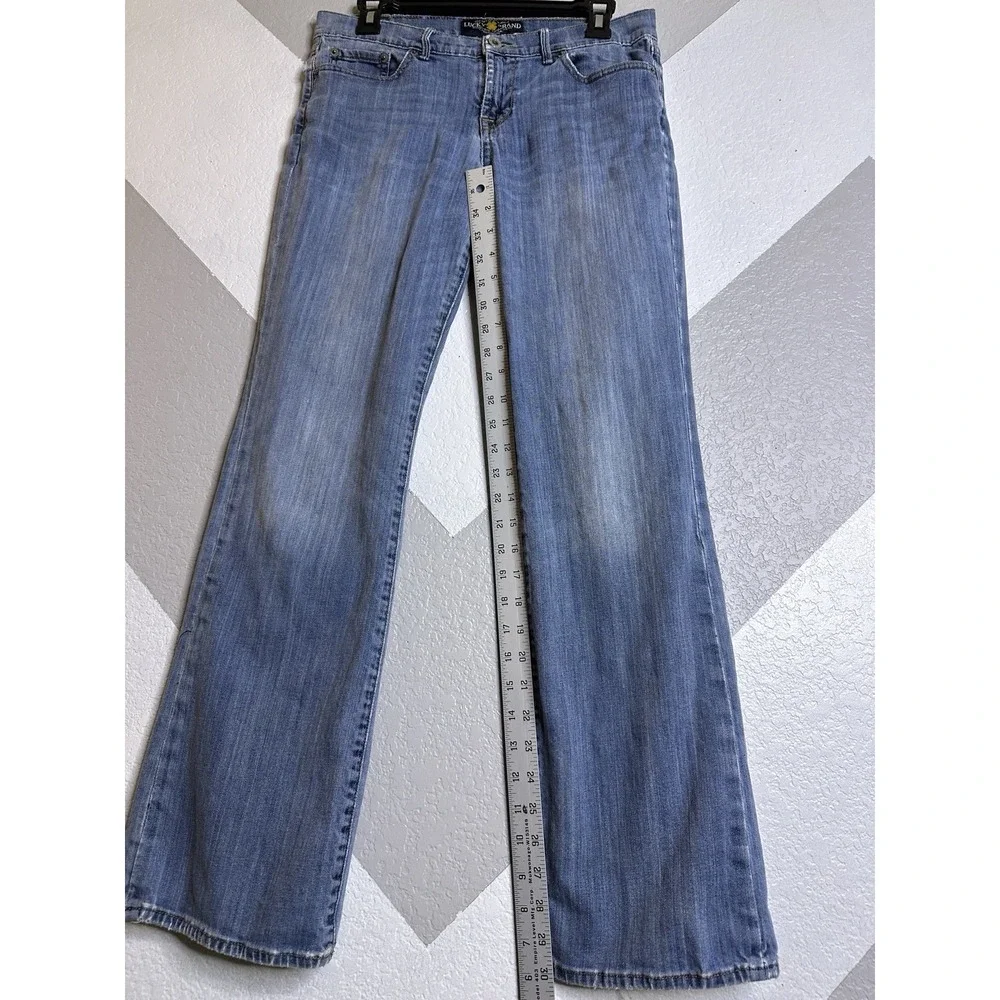 Lucky Brand Jeans Womens 8 / 29 Blue Sweet N Low Flared Denim Pants (30x30) - Picture 8 of 11